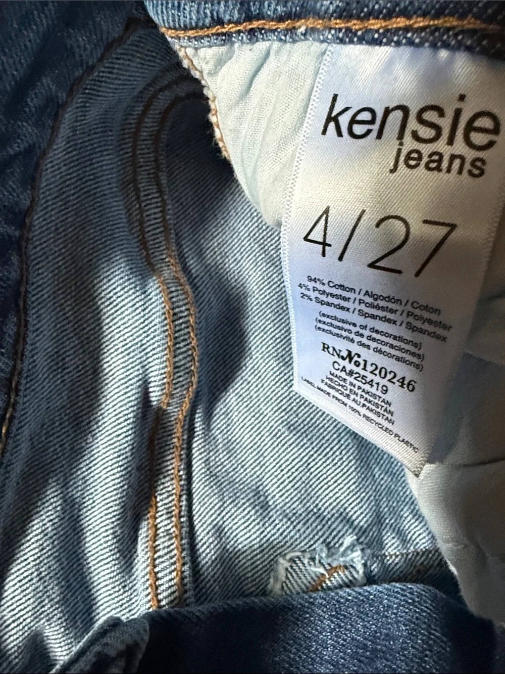 Classic Women's Blue Denim Jeans - flare